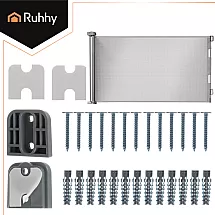 Bramka zabezpieczająca do drzwi-szara Ruhhy