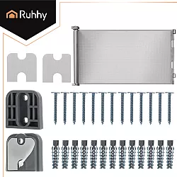Bramka zabezpieczająca do drzwi-szara Ruhhy