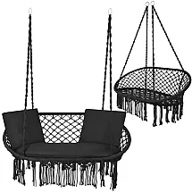 Gardlov double black crow's nest swing