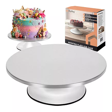 Ruhhy metal rotating platter
