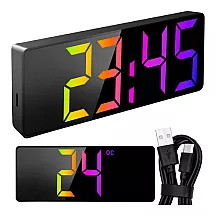 Alarm clock - Izoxis colorful LED clock