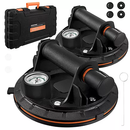Bigstreen vacuum suction cup with pump set of 2