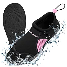 Black and pink water shoes - size 37 5mm Trizand
