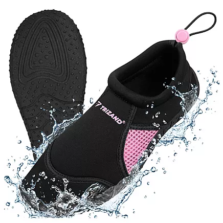 Black and pink water shoes - size 37 5mm Trizand