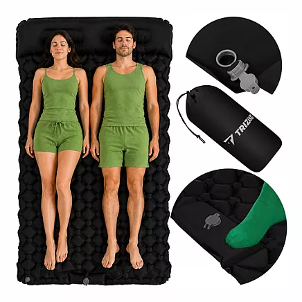 Trizand self-inflating double mattress