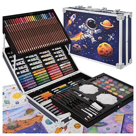 Painting set in a suitcase - Maaleo astronaut