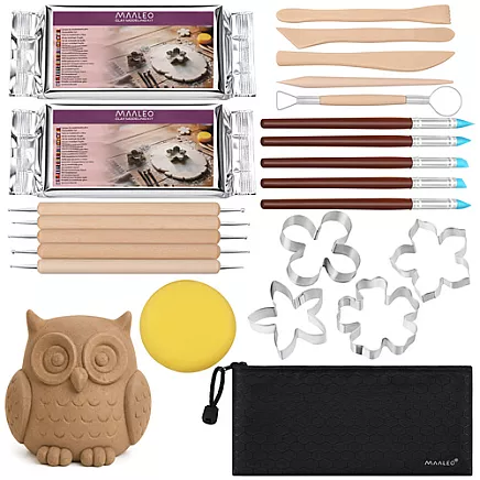 Maaleo 30-piece modeling clay set