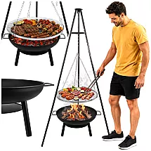 Tripod garden grill 167x58cm Kaminer