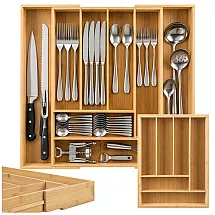 Bamboo drawer insert/organizer for Zortiva drawer