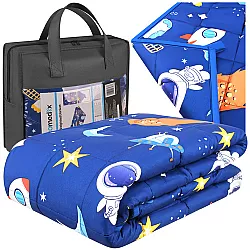 Isomedix Blue Weighted Blanket, 100x150, 3 kg