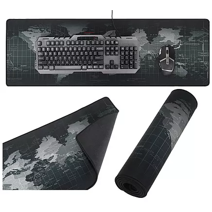 Mouse pad keyboard gray