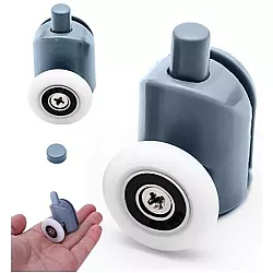 Single lower shower cubicle castor