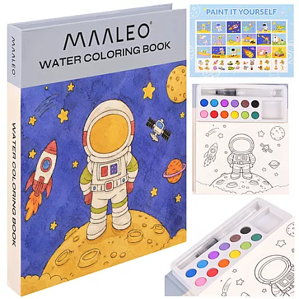 Water coloring page - astronaut Maaelo