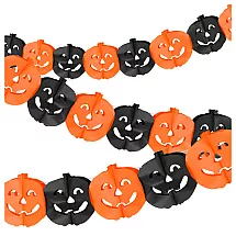 Garland - pumpkin 3m Glimz