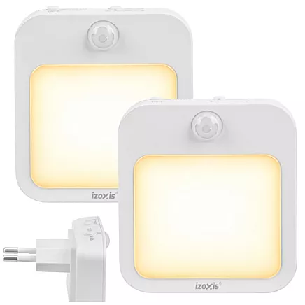 Lampka nocna LED z czujnikiem ruchu - 2szt. Izoxis