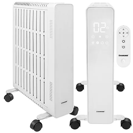 Kaminer Arvell electric oil radiator - white