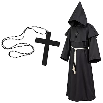Glimz Halloween Monk Costume