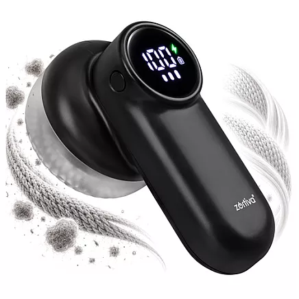 Zortiva Cordless Clothes Shaver - Black