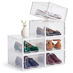 Pudełko przezroczyste na buty - 6szt. Zortiva
