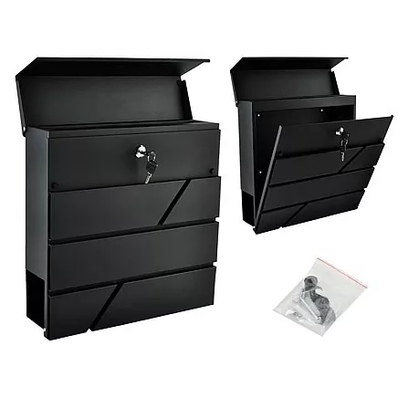 Vēstuļu Kastīte Pastkaste, Antracīts