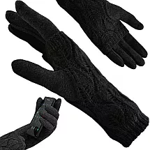 Cimdi Skārienjūtīgam Ekrānam, melni - Capacitive Touch Screen Gloves for iPhone, Samsung...