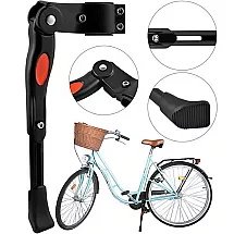 Regulējams alumīnija velosipēdu statīvs ar pretslīdošu kājiņu un pretslīdošiem spilventiņiem - piemērots 24-29 velosipēdu modeļiem