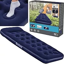 Bestway 67223 piepūšamais matracis ar iebūvētu sūkni, 185x76x22 cm, tumši zils