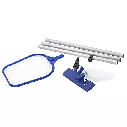 BESTWAY 58013 baseina tīrīšanas komplekts + tīrīšanas tīkls (174 cm) l Pool cleaning kit