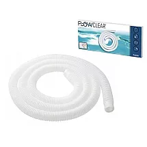 Universāla 32 mm BESTWAY 58369 baseina sūkņa šļūtene - universāla 300 cm gara hlorinatora caurule plašām baseina tīrīšanas vajadzībām, viegla plastmasas pagarinājuma caurule