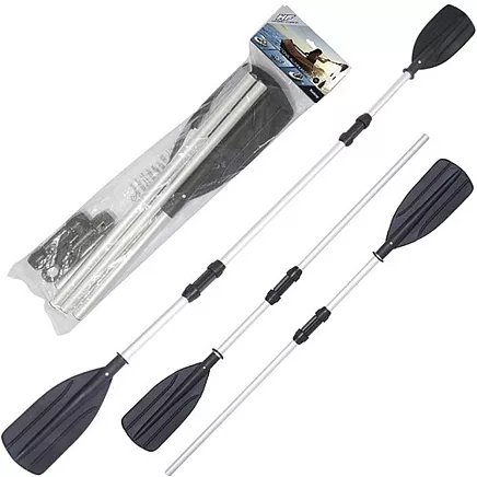BESTWAY 62064 Saliekamās alumīnija airi 2in1 (145/218 cm) laivošanai, smaiļošanai utt. l...