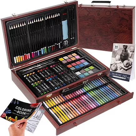 Painting set in a case 148pcs