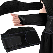 Magnētiska Vidukļa Josta Bandāža Mugurkaula Atbalsts, 24 Magnēti, XL 100 cm