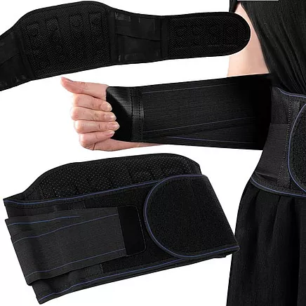 Magnētiska Vidukļa Josta Bandāža Mugurkaula Atbalsts, 24 Magnēti, XL 100 cm