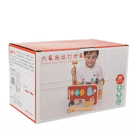 Wooden elephant - Kruzzel 20349