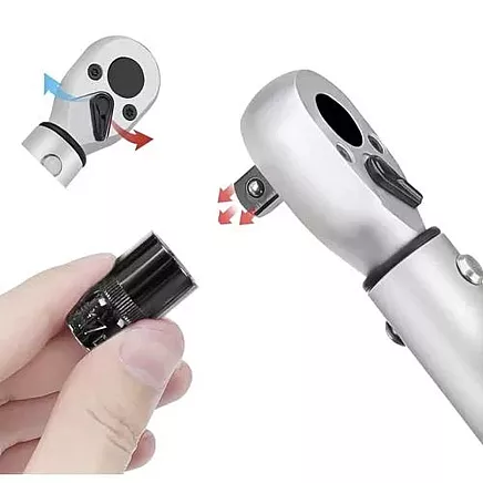 Dinamometriskā atslēga, sprūdrata uzgriežņu atslēga Bigstren, 17/19/21 Mm