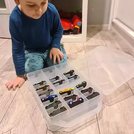 Organizators Koferis Rotaļu Automašīnas Glabāšanai (33cm x 25cm)