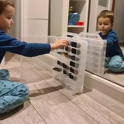 Organizators Koferis Rotaļu Automašīnas Glabāšanai (33cm x 25cm)