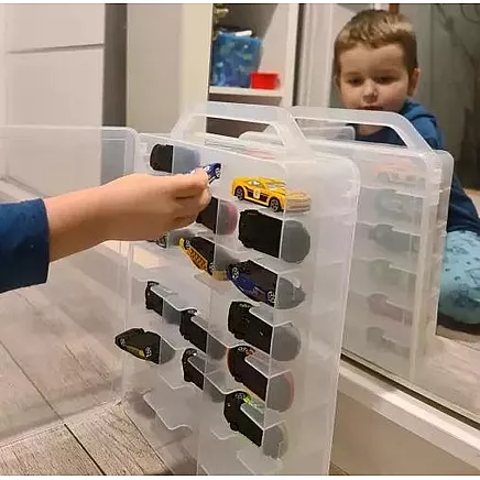 Organizators Koferis Rotaļu Automašīnas Glabāšanai (33cm x 25cm)