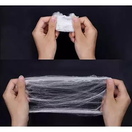 Artificial spider web + 2 spiders Malatec 19759