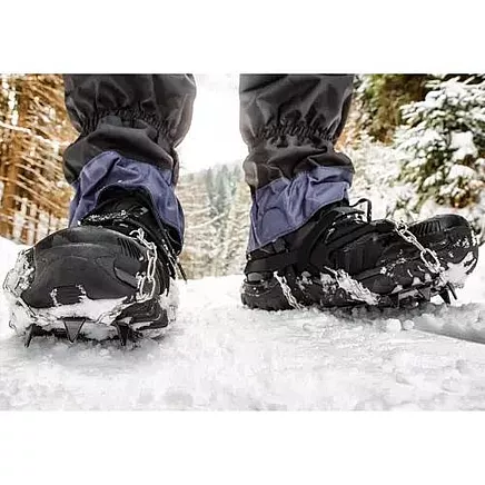 Pretslīdes radzes apaviem Trizand ar 12 zobiem, XL (44-47)