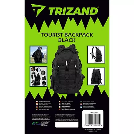 Trizand 20534 black military/hiking backpack