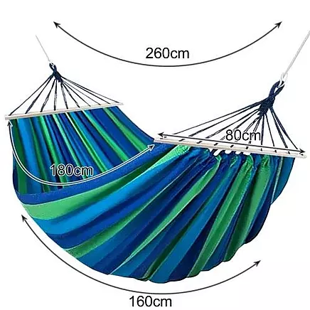 Double garden hammock 260x160cm Gardlov 21078
