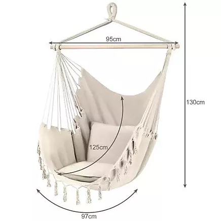 Hammock - beige Brazilian chair Gardlov 20938