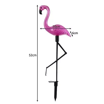 Solar garden lamp - flamingo Gardlov 21151