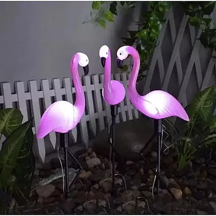 Solar garden lamp - flamingo Gardlov 21151
