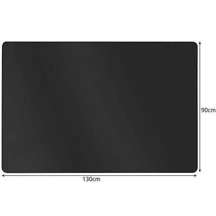 Protective mat under the chair 90x130cm RUHHY - black