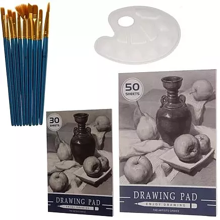 Painting set in a suitcase - 129pcs Maaleo 21644