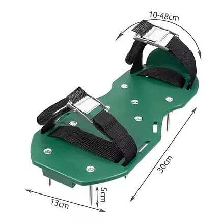 Универсальные регулируемые башмаки для аэрации газона - компактные приспособления для аэрации почвы для усиленного роста и регенерации травы