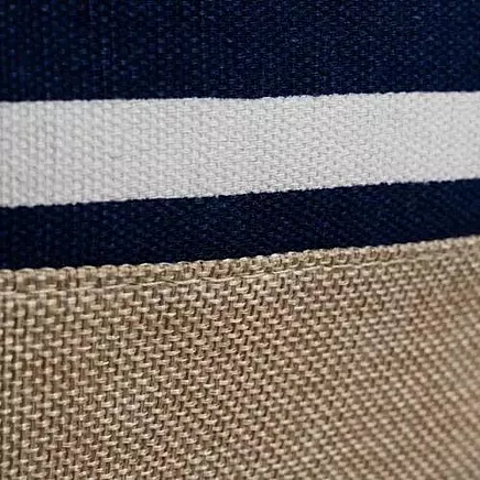 Pludmales Piknika Soma no Džutas ar Svītrām + Mazs Maks, 22L