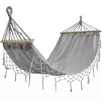 Гамак GARDLOV из прочного хлопка и полиэстера с деревянным каркасом - 200X100 см, комфортный и безопасный, идеально подходит для отдыха на свежем воздухе